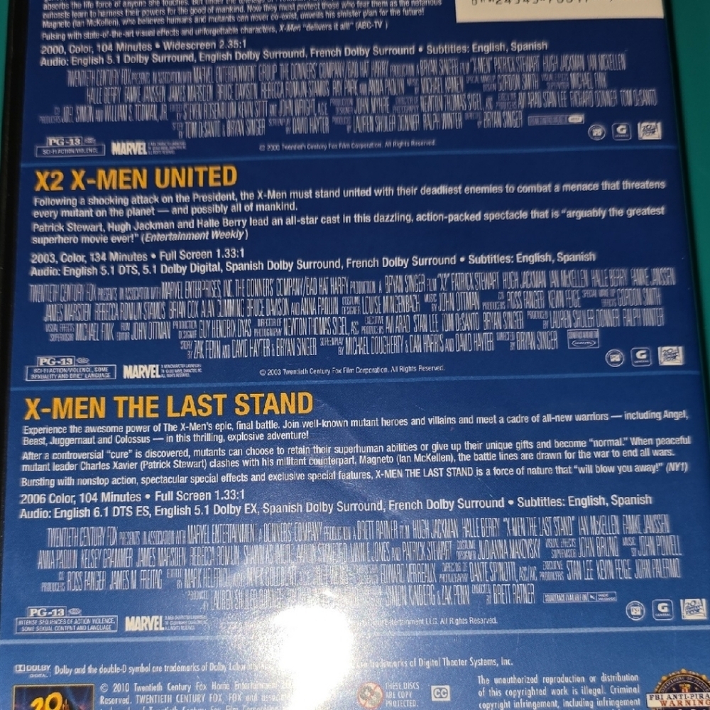 X-Men Trilogy DVD Set - Picture 4 of 8